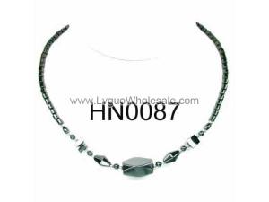 Hematite Beads Stone Chain Choker Fashion Women Necklace